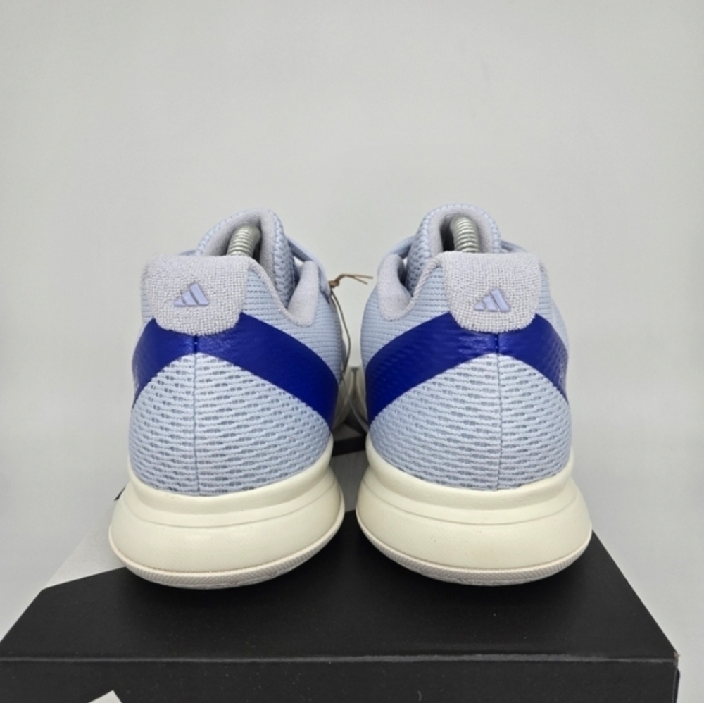 New adidas Pickleball Halo Blue Silver Metallic Women's Shoes Size 9 - Picture 4 of 8